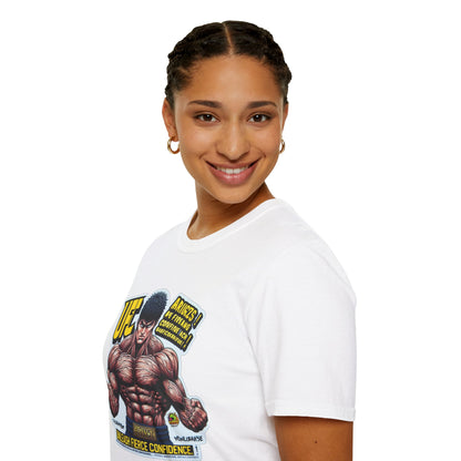 UFC T Shirt | Unleash Fierce Confidence | Motivational UFC Tee with Baki Anime Elements