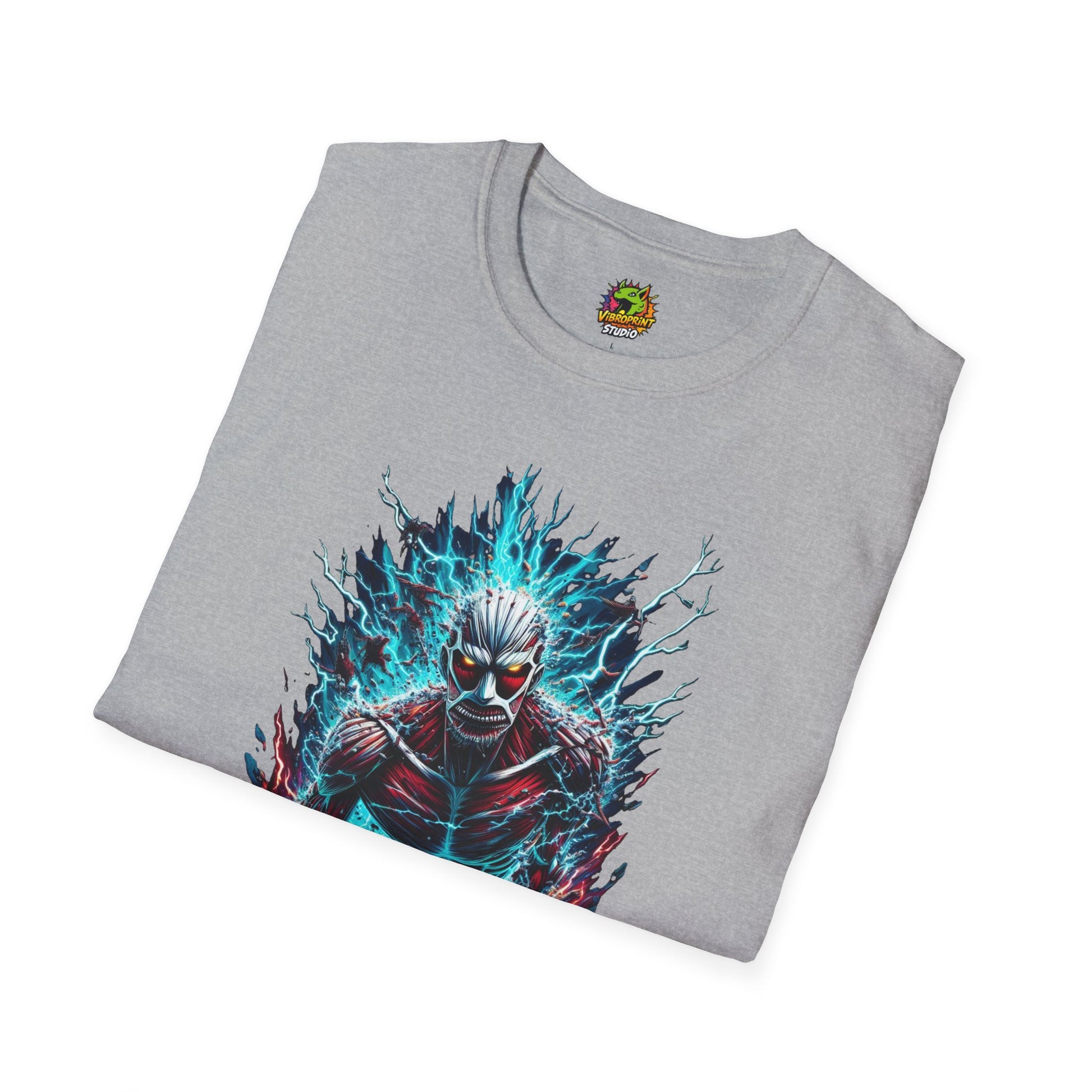 Tee - Eren Yeager Titan’s Determination Tee | Official Attack on Titan - premium material. limited stock. Order yours now and stand out with this exclusive piece!