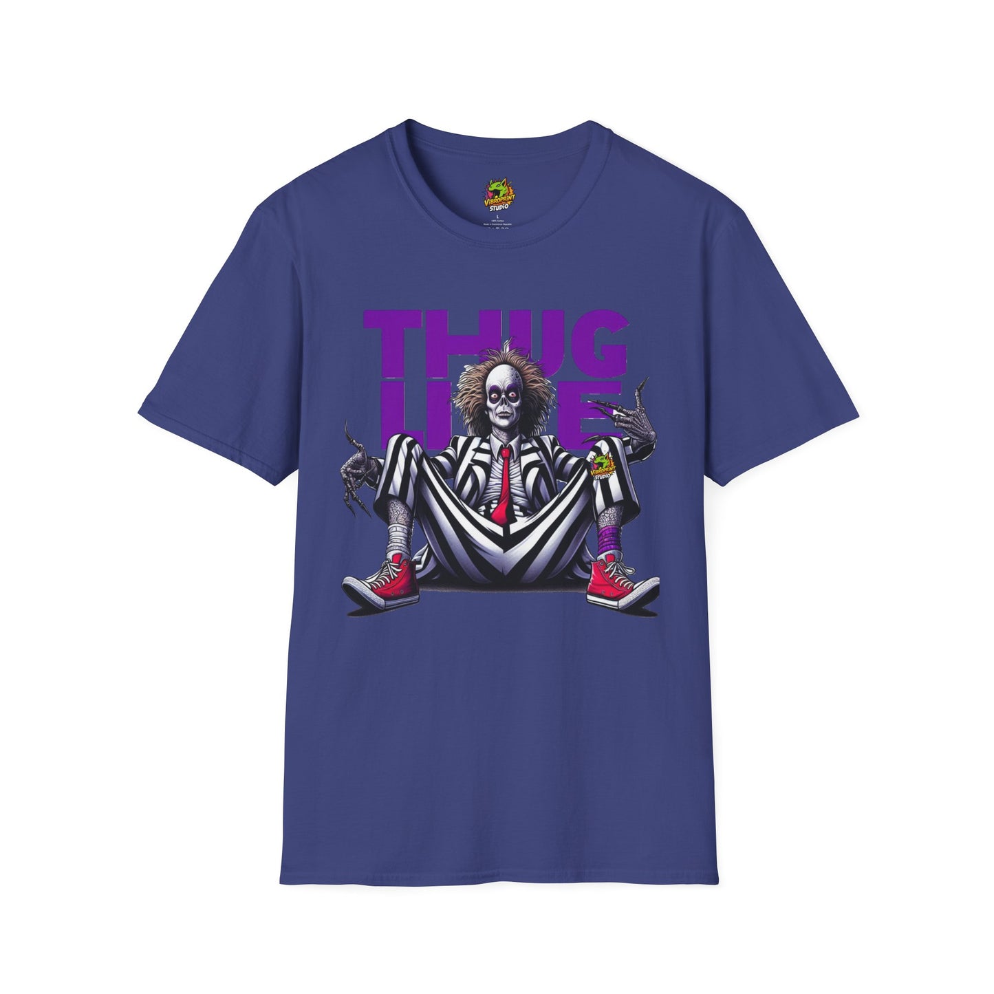 Graphic - Beetlejuice Shirt | Thug Life Halloween Tee | Classic Beetlejuice Graphic T-Shirt for Fans - premium material. limited stock. Order yours now and stand out with this exclusive piece!