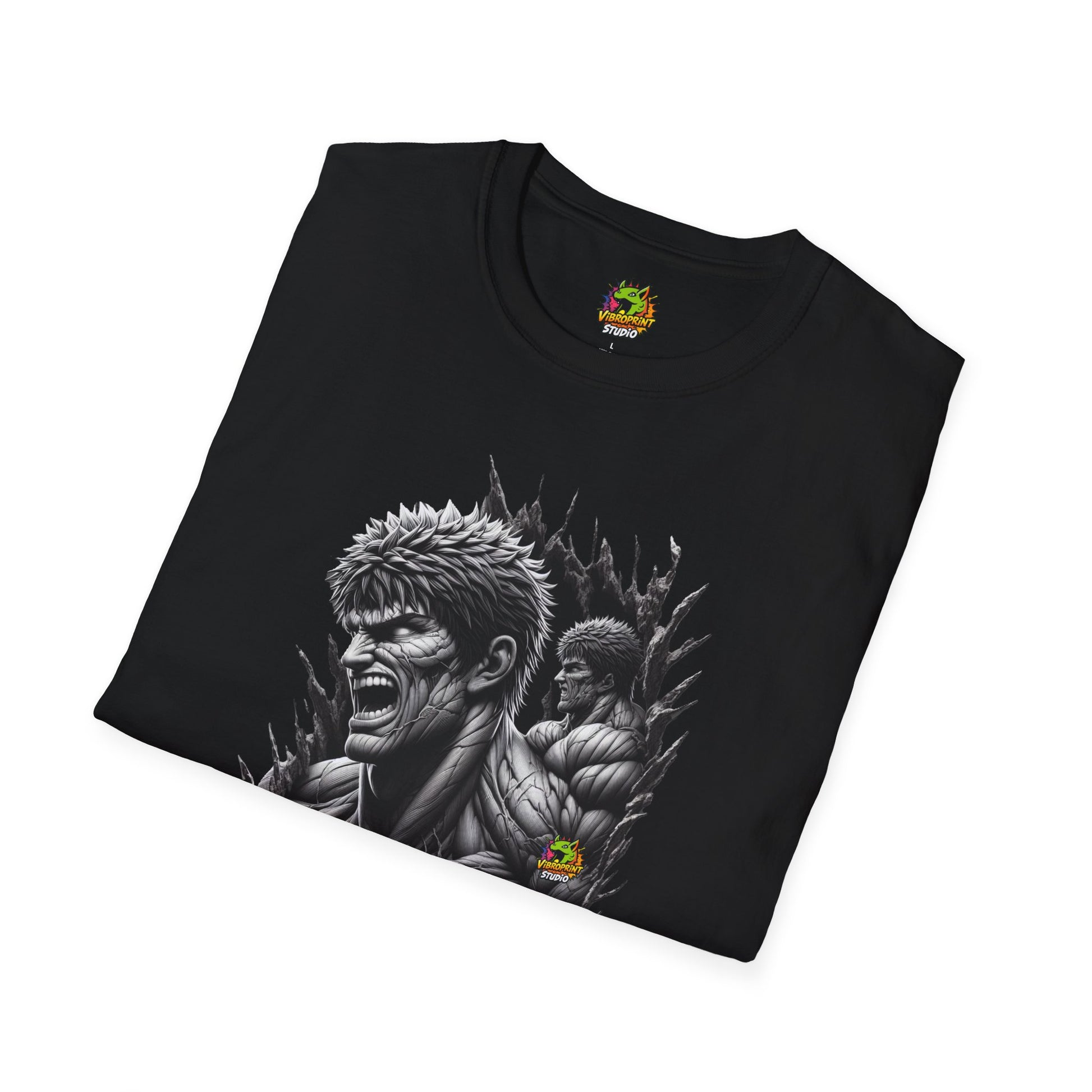 | - UFC T Shirt | Unleash Fierce Confidence | Motivational UFC Tee with Baki Anime Influence - custom-made. limited stock. Order yours now and stand out with this exclusive piece!