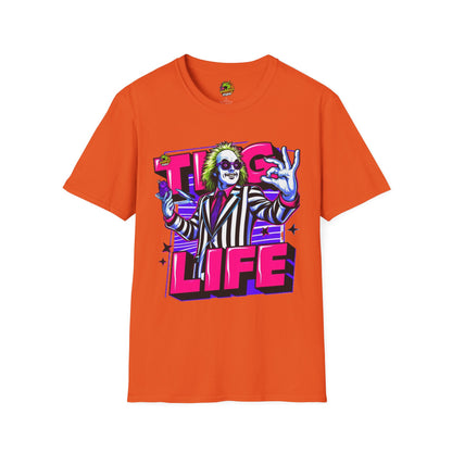 | - Beetlejuice Shirt | Thug Life Halloween Graphic Tee | Spooky Beetlejuice T-Shirt - custom-made. limited stock. Order yours now and stand out with this exclusive piece!