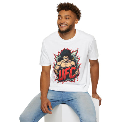 UFC T Shirt | Unleash Fierce Confidence | UFC Tee with Baki Anime Inspiration for Gym