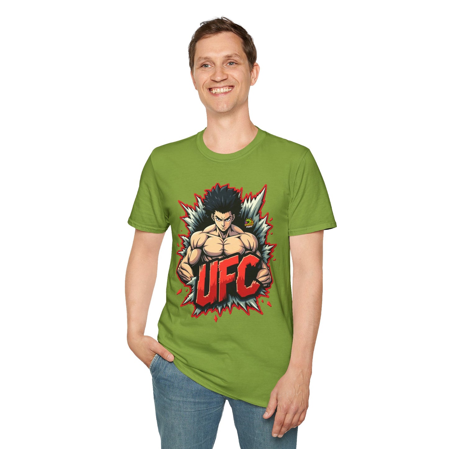 UFC T Shirt | Unleash Fierce Confidence | UFC Tee with Baki Anime Inspiration for Gym