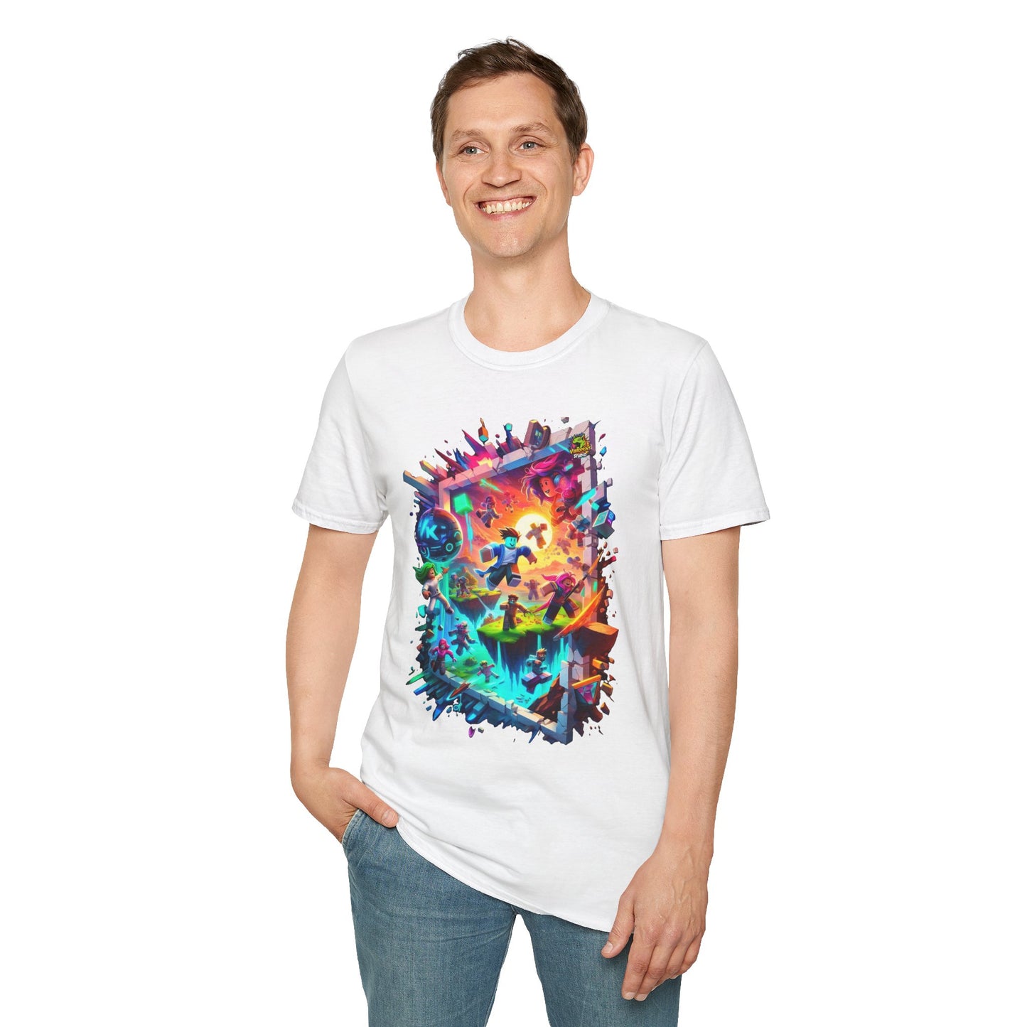 Gamer - Unique Roblox Gamer T-Shirt for Boys & Girls | Roblox Graphic Tee | Roblox Inspired Shirt | Cool Gift for Roblox Players - premium material. perfect gift idea. Order yours now and stand out with this exclusive piece!