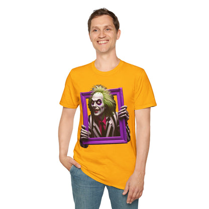 | - Beetlejuice Shirt | Halloween Horror Graphic Tee | Classic Beetlejuice Movie Design | Funny Halloween T-Shirt - custom-made. perfect gift idea. Order yours now and stand out with this exclusive piece!