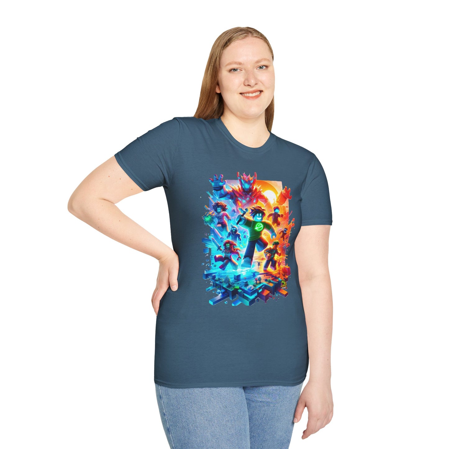 | - Cool Roblox Kids T-Shirt | Roblox Gamer Tee for Boys & Girls | Roblox Graphic Clothing | Fun Gift for Roblox Fans - custom-made. limited stock. Order yours now and stand out with this exclusive piece!