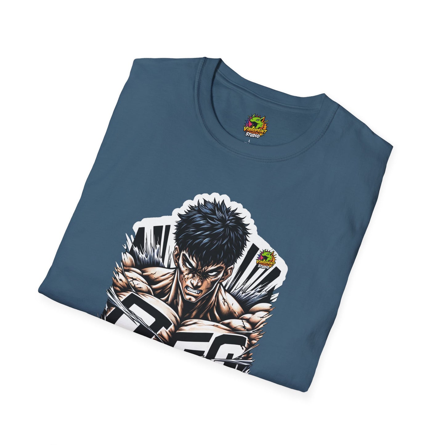 Anime - UFC T Shirt | Unleash Fierce Confidence | UFC Tee with Baki Anime Inspiration for Gym - custom-made. limited stock. Order yours now and stand out with this exclusive piece!