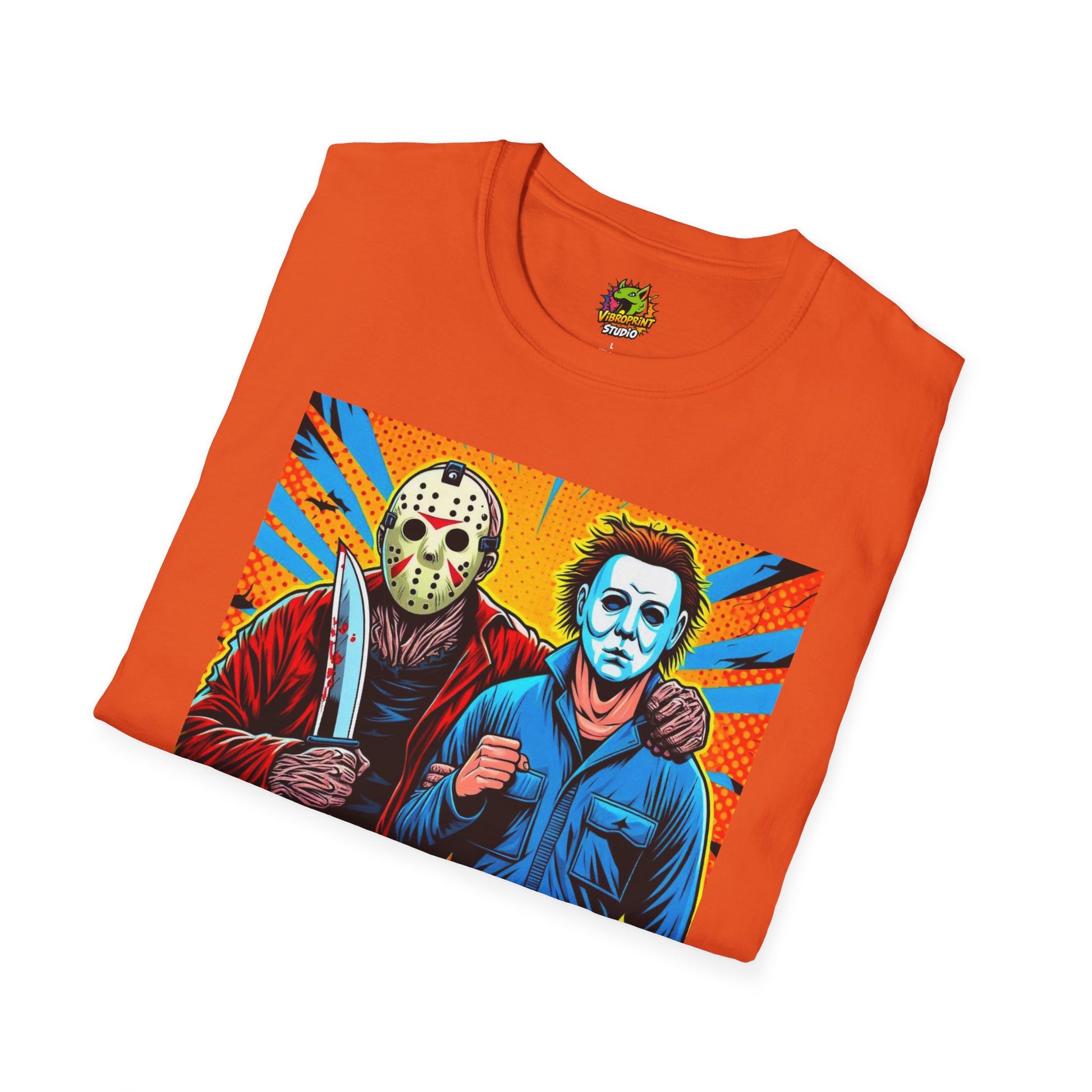 Horror - Jason Voorhees & Michael Myers Shirt | Funny Halloween Horror Tee - premium material. perfect gift idea. Order yours now and stand out with this exclusive piece!