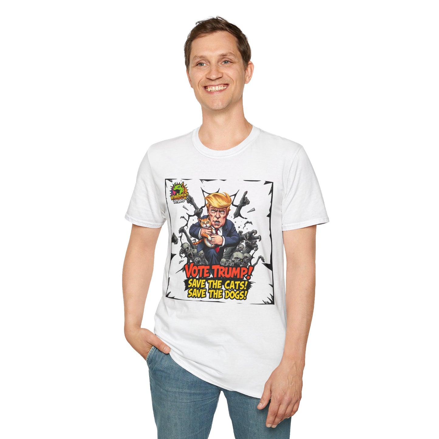 They're Eating the Dogs Tee | Trump Election Satire T-Shirt | Funny Meme Graphic Tee