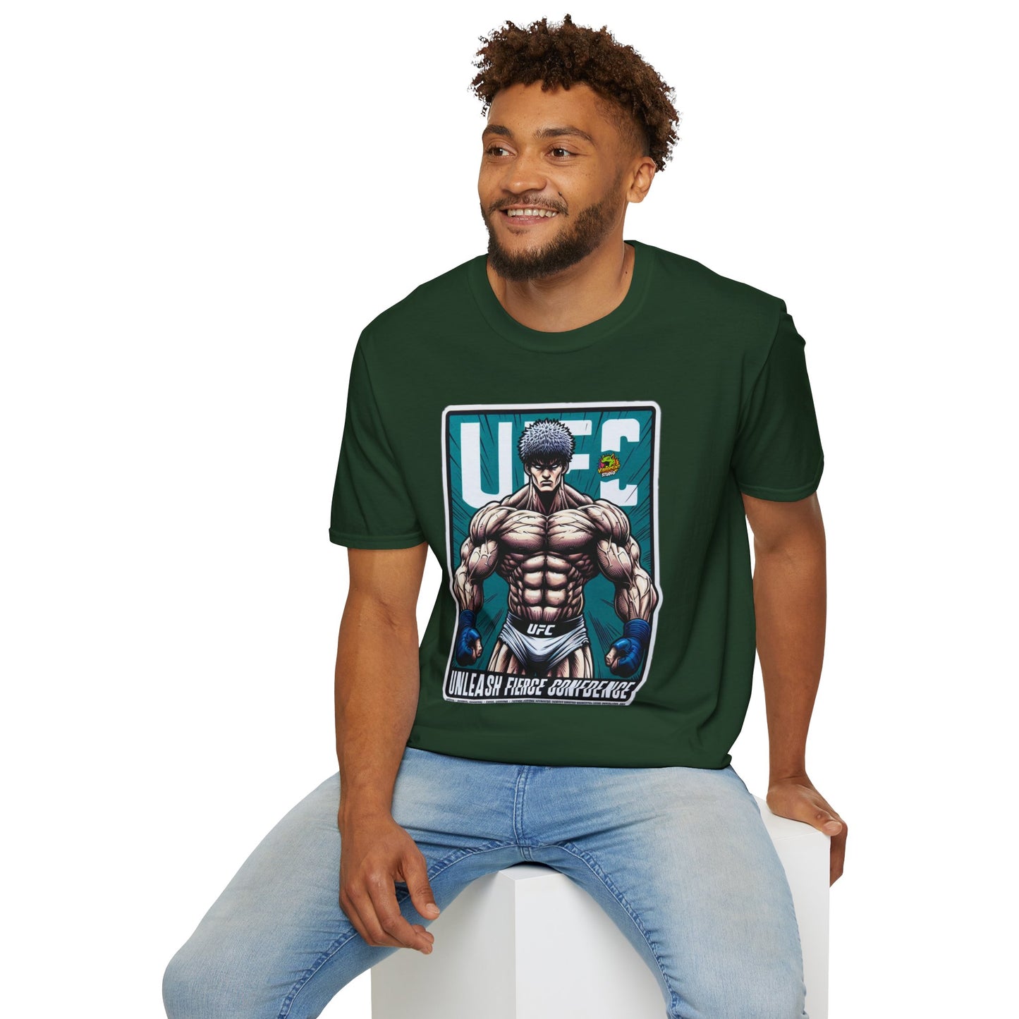 UFC T Shirt | Unleash Fierce Confidence | UFC Tee for Gym and Baki Anime Fans