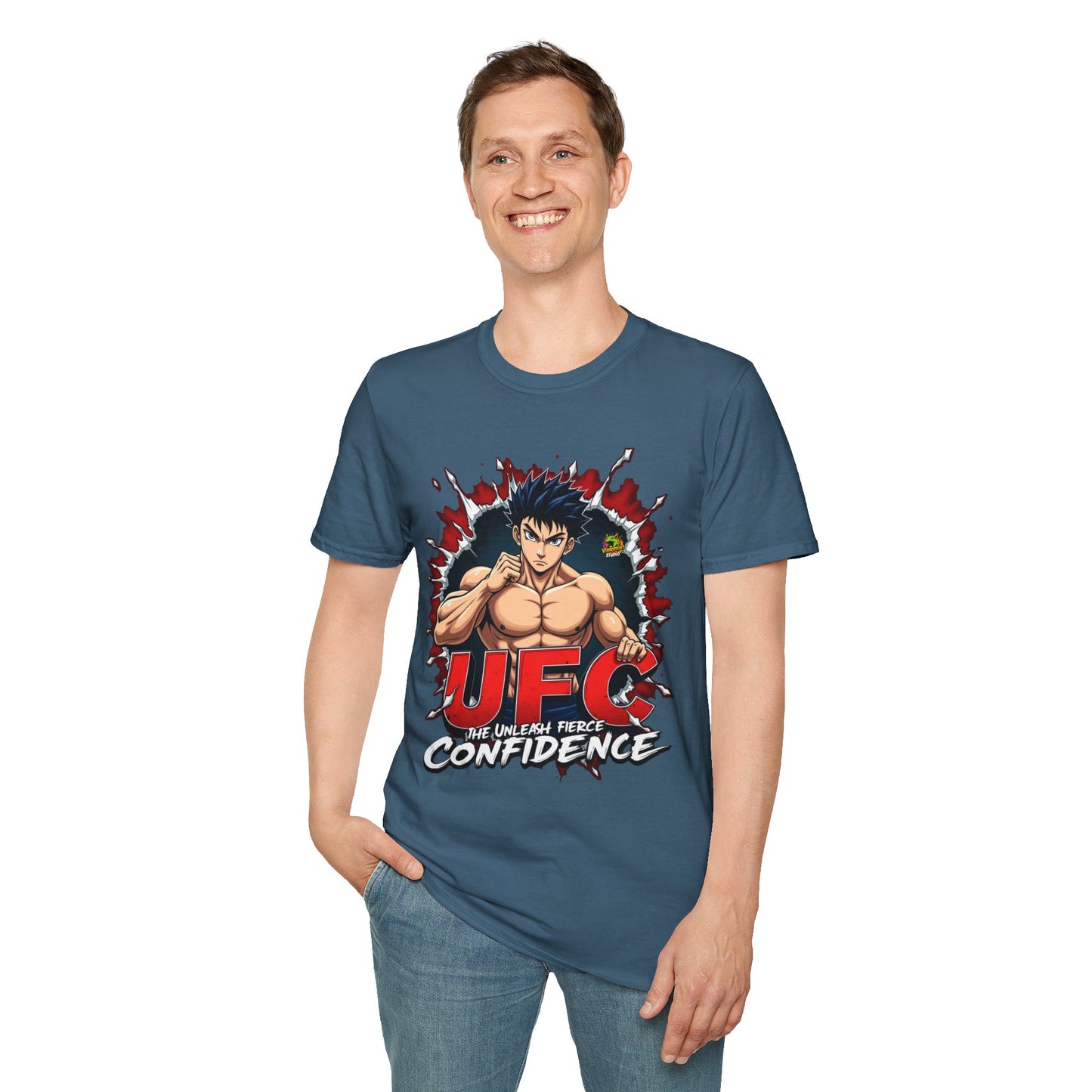 UFC T Shirt | Unleash Fierce Confidence | UFC Tee Inspired by Baki Anime for Fitness Enthusiasts