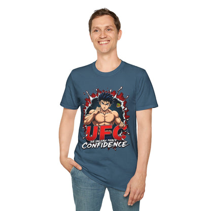 UFC T Shirt | Unleash Fierce Confidence | UFC Tee Inspired by Baki Anime for Fitness Enthusiasts