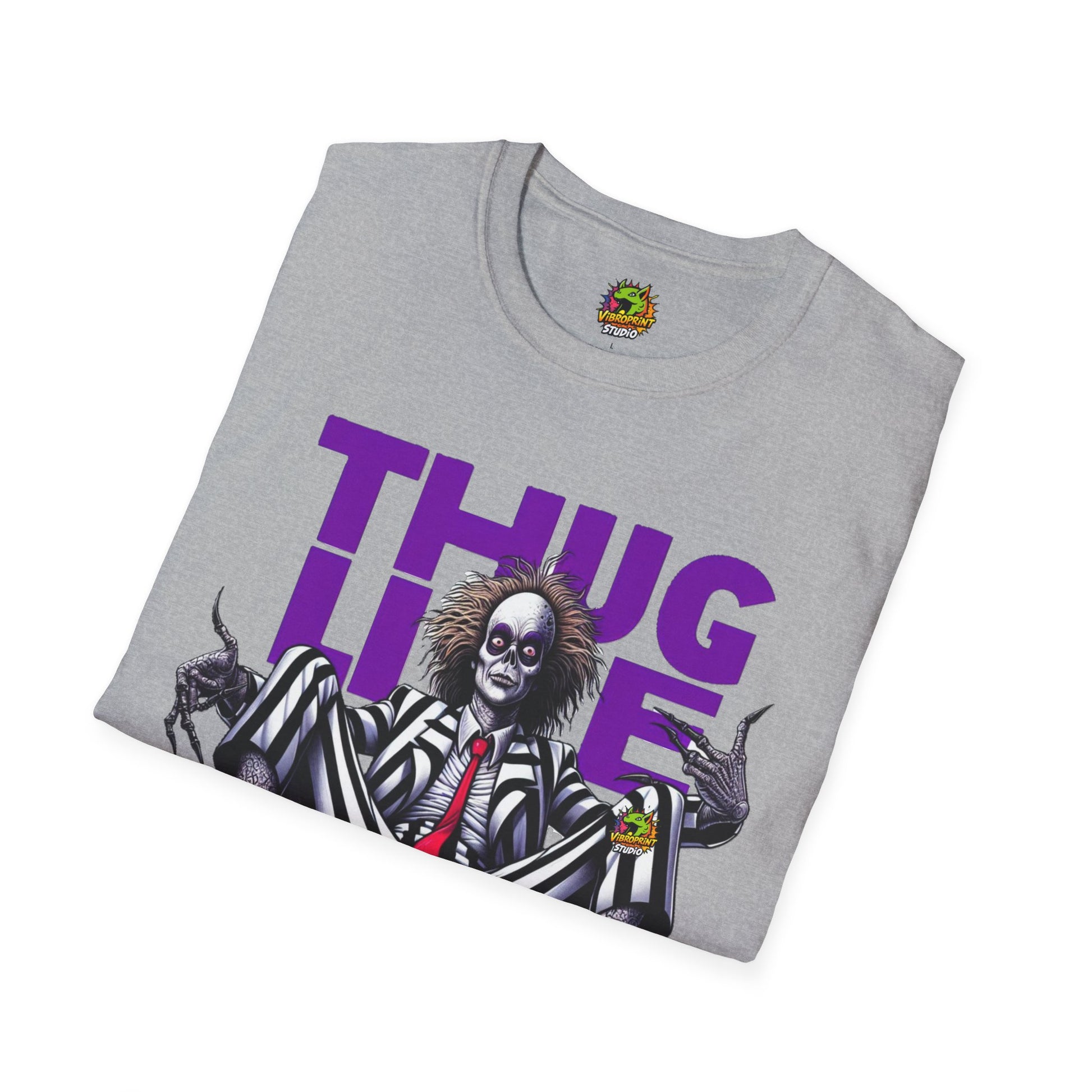 Classic - Beetlejuice Shirt | Thug Life Halloween Tee | Classic Beetlejuice Graphic T-Shirt for Fans - custom-made. perfect gift idea. Order yours now and stand out with this exclusive piece!