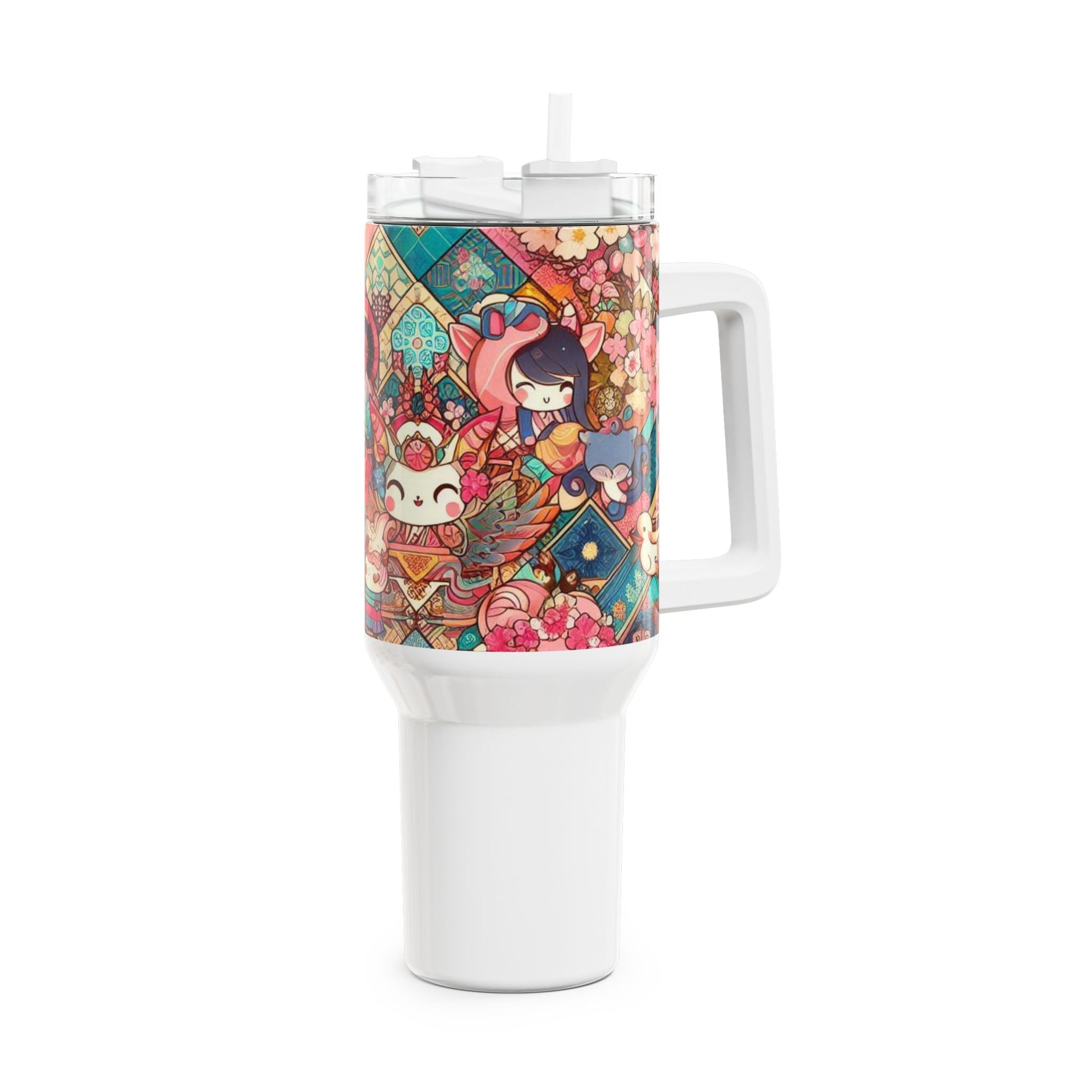 | - Stanley Comics Themed Tumbler | Colorful Drinkware for Gamers and Anime Fans | Geek Tumbler - custom-made. limited stock. Order yours now and stand out with this exclusive piece!