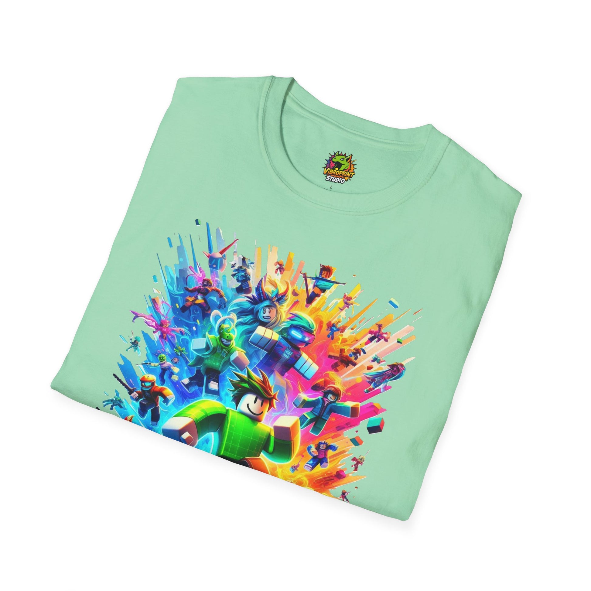 product - Cool Roblox Gamer Tee for Boys & Girls | Roblox Adventure Shirt | Roblox Graphic T-Shirt | Fun Gift for Roblox Lovers - custom-made. limited stock. Order yours now and stand out with this exclusive piece!