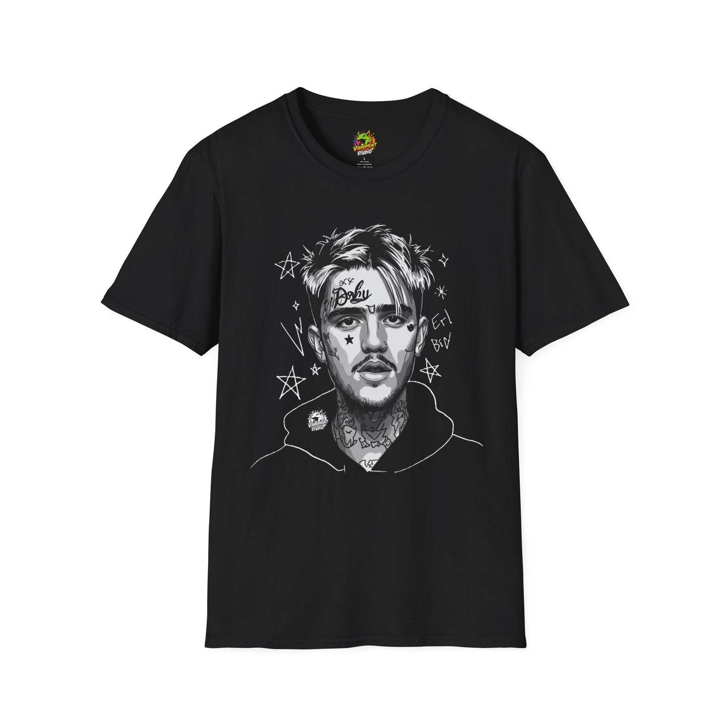 Lil Peep Merch T-Shirt - Original Vibroprint Studio Design - Goth Emo Sadboy Tee