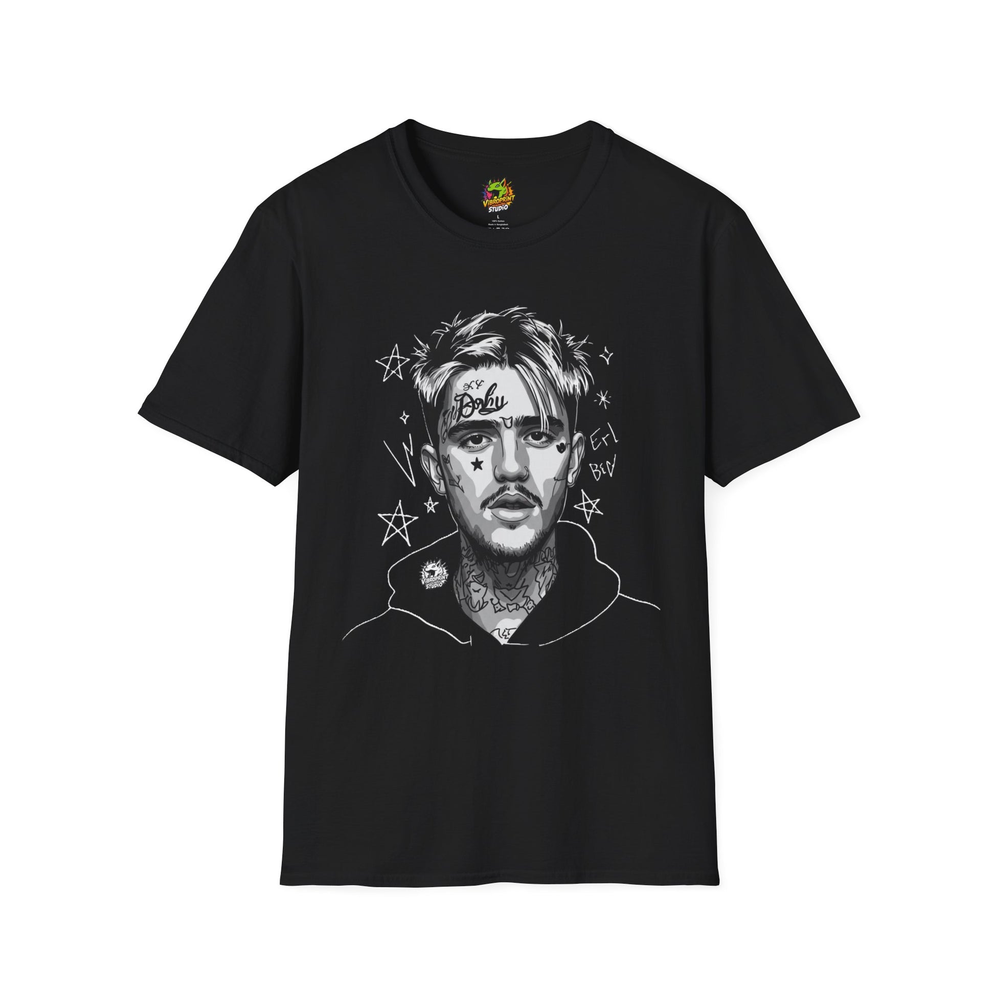 Lil Peep Merch T-Shirt - Original Vibroprint Studio Design - Goth Emo Sadboy Tee