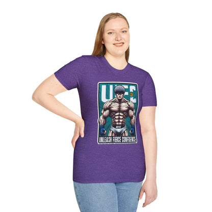 Fans - UFC T Shirt | Unleash Fierce Confidence | UFC Tee for Gym and Baki Anime Fans - premium material. perfect gift idea. Order yours now and stand out with this exclusive piece!