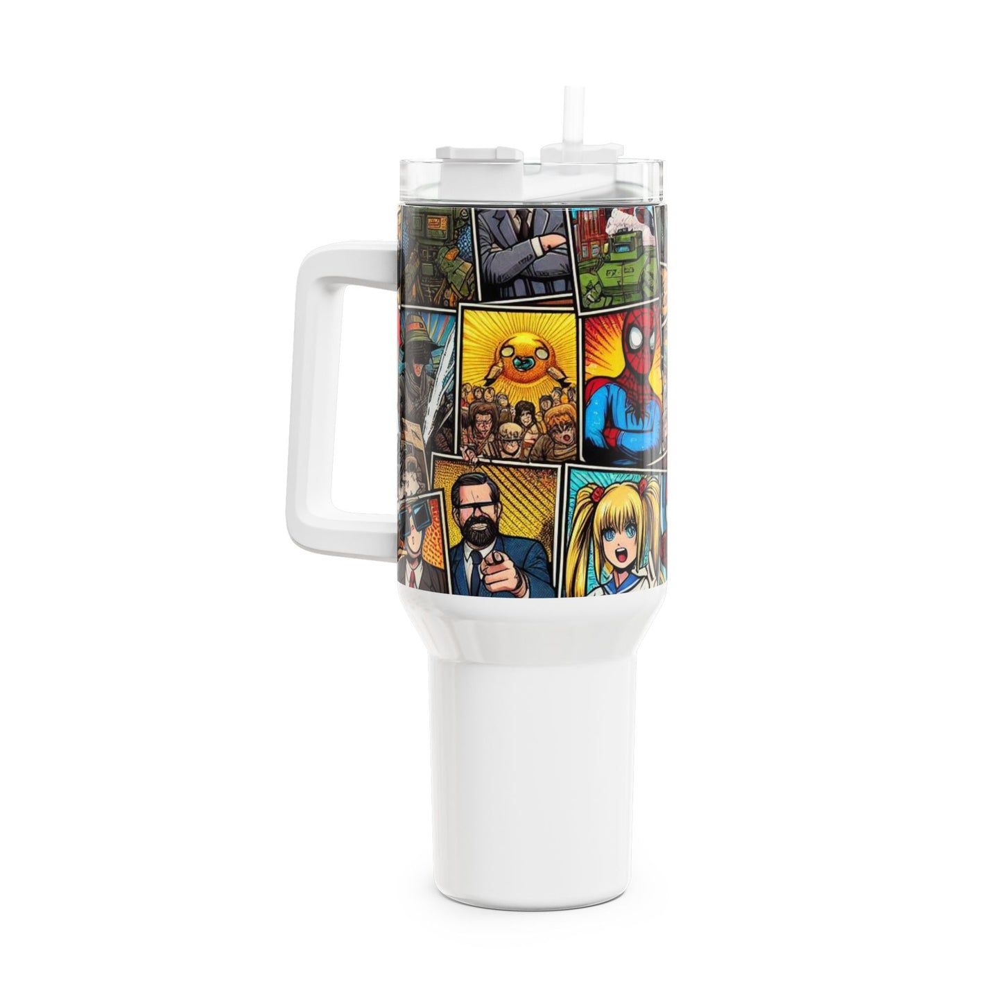 Geek - Stanley Tumbler | Colorful Geek Drinkware for Anime and Comics Fans | Cartoon Tumbler - premium material. perfect gift idea. Order yours now and stand out with this exclusive piece!