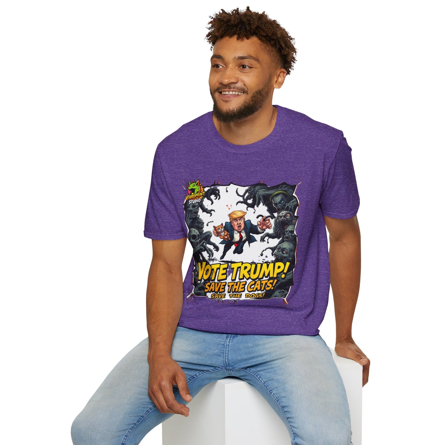 Eating - They're Eating the Dogs Tee | Satire Trump Election Shirt | Funny Meme Graphic T-Shirt - custom-made. limited stock. Order yours now and stand out with this exclusive piece!