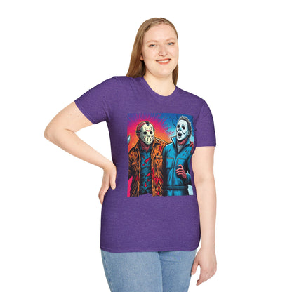 product - Jason Voorhees & Michael Myers Shirt | Funny Vintage Halloween Tee - premium material. perfect gift idea. Order yours now and stand out with this exclusive piece!