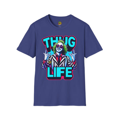 Beetlejuice - Beetlejuice Shirt | Thug Life Halloween Graphic Tee | Spooky Beetlejuice T-Shirt - premium material. perfect gift idea. Order yours now and stand out with this exclusive piece!