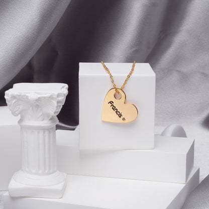 Sterling silver heart choker necklace with [Birthstone Name] birthstone. Capture the essence of [Birth Month] with this elegant piece. (Highlights symbolism and birth month connection)