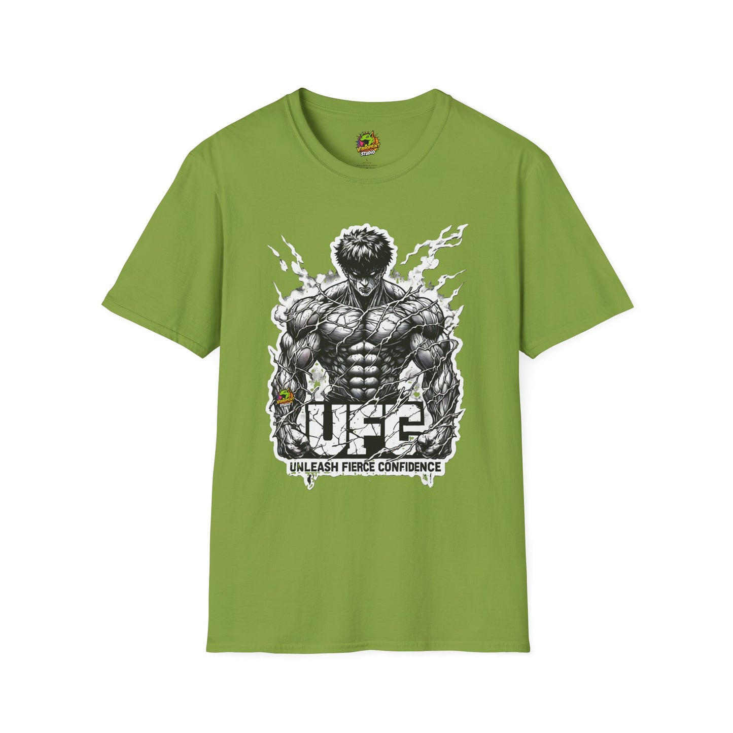 | - UFC T Shirt | Unleash Fierce Confidence | UFC Tee with Baki Anime Inspiration for Athletes - premium material. perfect gift idea. Order yours now and stand out with this exclusive piece!