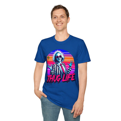 | - Beetlejuice Shirt | Thug Life Halloween Tee | Classic Beetlejuice Graphic Shirt - custom-made. perfect gift idea. Order yours now and stand out with this exclusive piece!