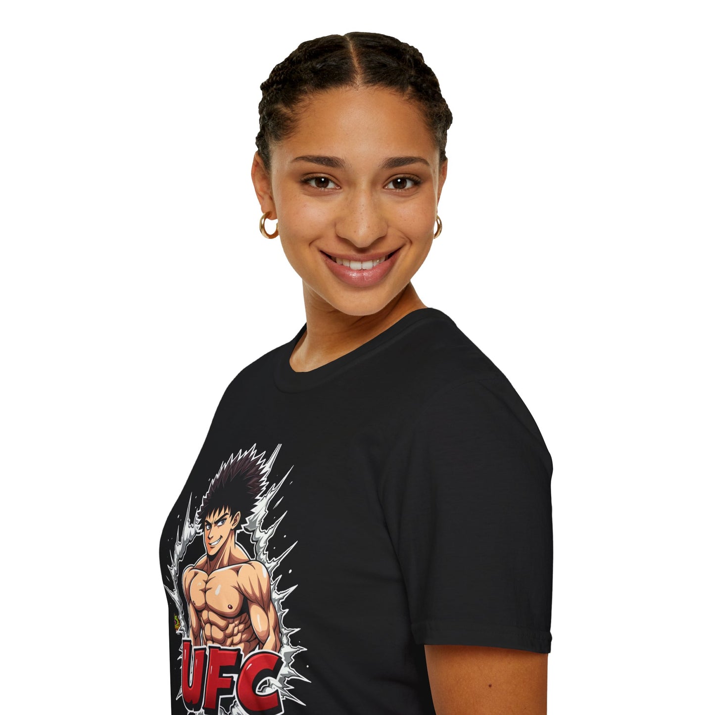 Fierce - UFC T Shirt | Unleash Fierce Confidence | Motivational UFC Tee with Baki Anime Elements - premium material. perfect gift idea. Order yours now and stand out with this exclusive piece!