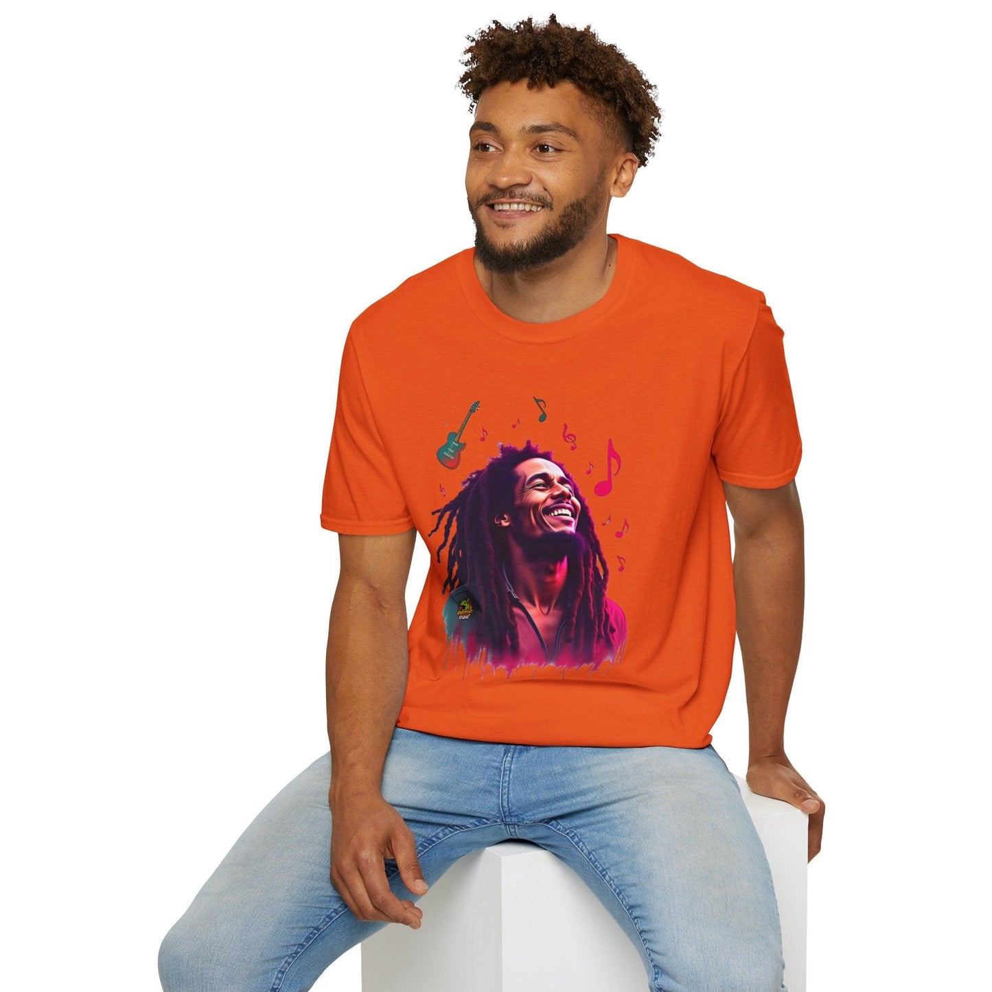 Bob Marley T-Shirt - Vibrant Rasta Revolution