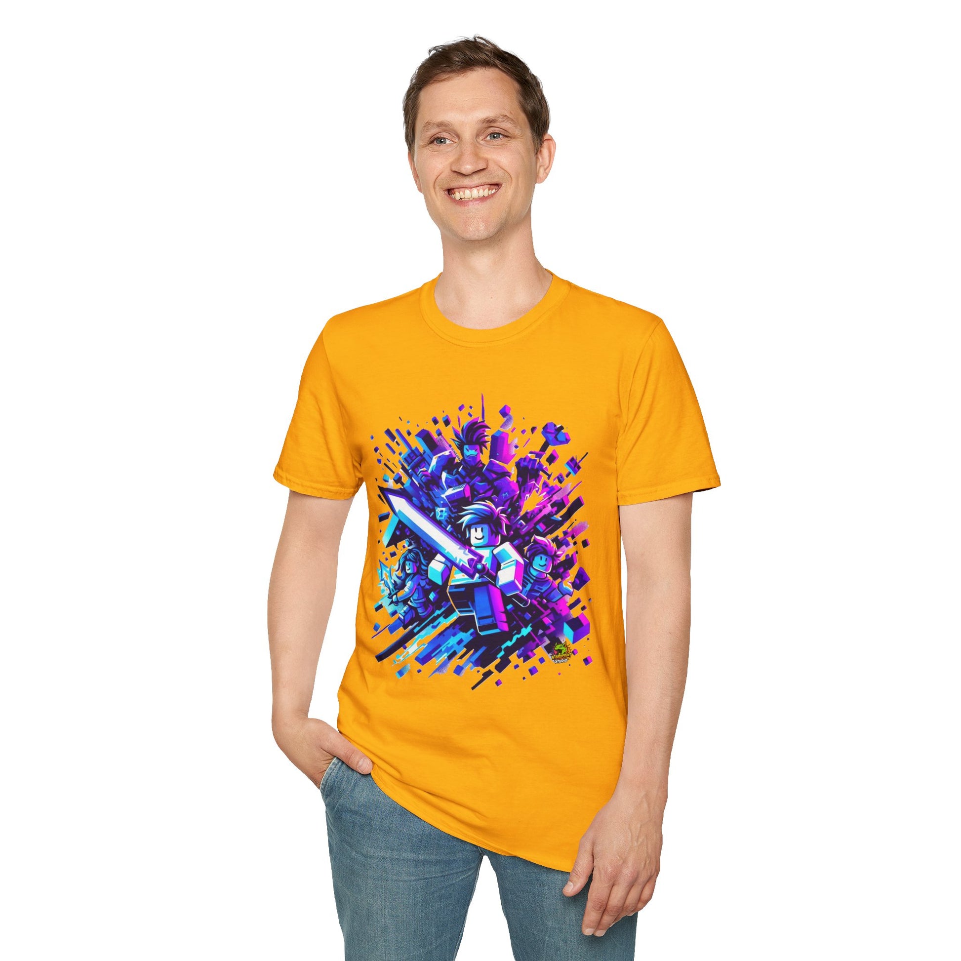 exclusive - Roblox T-Shirt - Builder's Adventure - custom-made. perfect gift idea. Order yours now and stand out with this exclusive piece!