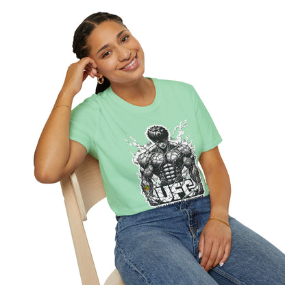 UFC T Shirt | Unleash Fierce Confidence | UFC Tee with Baki Anime Inspiration for Athletes