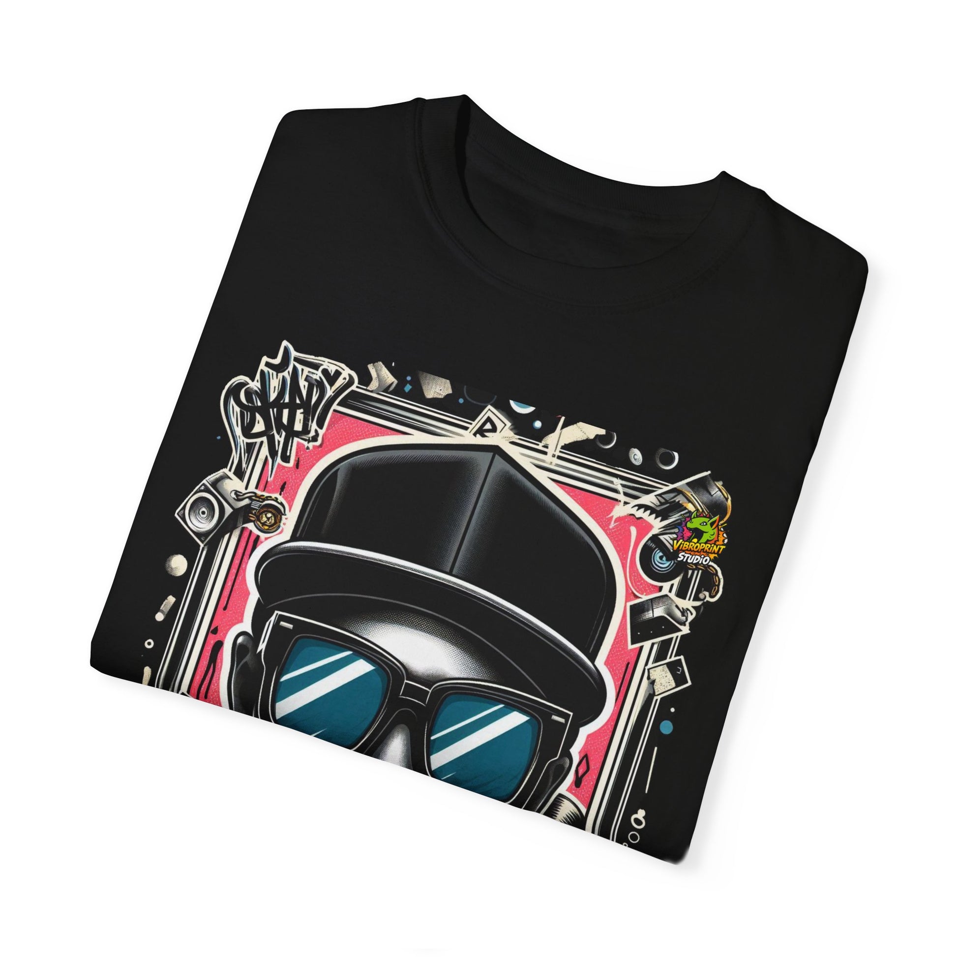 T-Shirt - Rapper Merch Hip-Hop Icon Caricature | Bold Street Art T-Shirt Design - premium material. perfect gift idea. Order yours now and stand out with this exclusive piece!