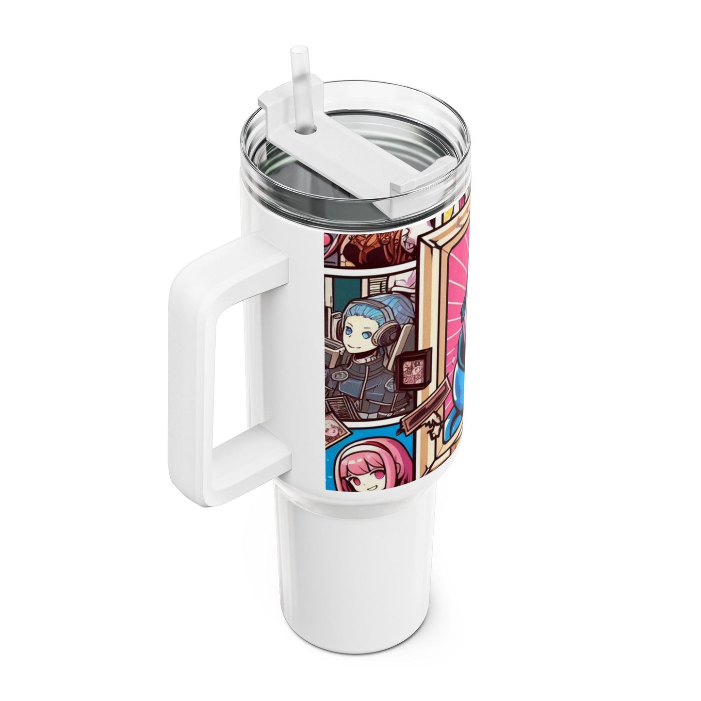 for - Stanley Tumbler | Colorful Geek Drinkware for Anime and Comics Fans | Cartoon Tumbler for Gamers - custom-made. limited stock. Order yours now and stand out with this exclusive piece!