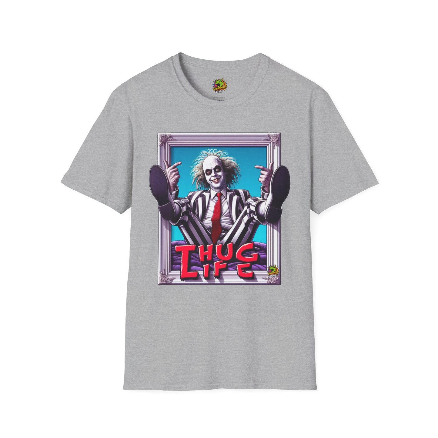 Graphic - Beetlejuice Shirt | Thug Life Halloween Graphic T-Shirt | Funny Beetlejuice Tee - premium material. perfect gift idea. Order yours now and stand out with this exclusive piece!