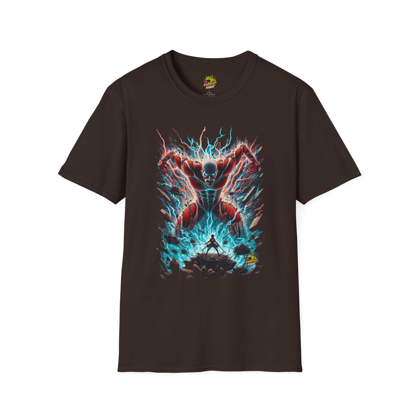 on - Eren Yeager Titan’s Courage Tee | Official Attack on Titan Shirt | - custom-made. perfect gift idea. Order yours now and stand out with this exclusive piece!