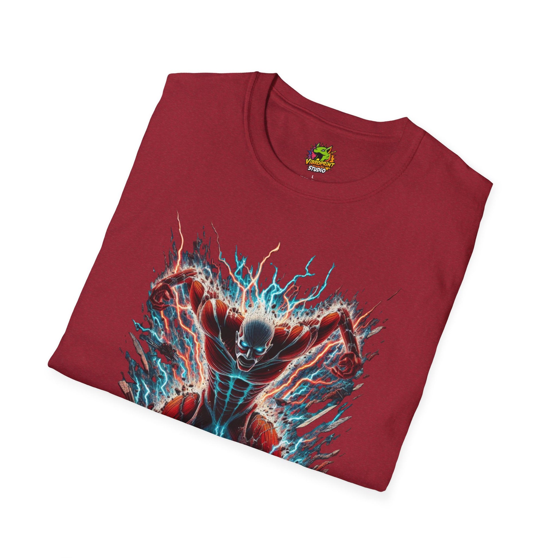 Eren Yeager Titan’s Courage Tee | Official Attack on Titan Shirt | - VibroPrint Studio