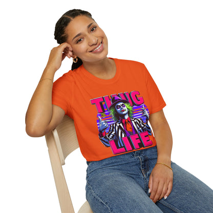 Shirt - Beetlejuice Shirt | Thug Life Graphic Shirt | Funny Halloween Beetlejuice Tee - premium material. perfect gift idea. Order yours now and stand out with this exclusive piece!