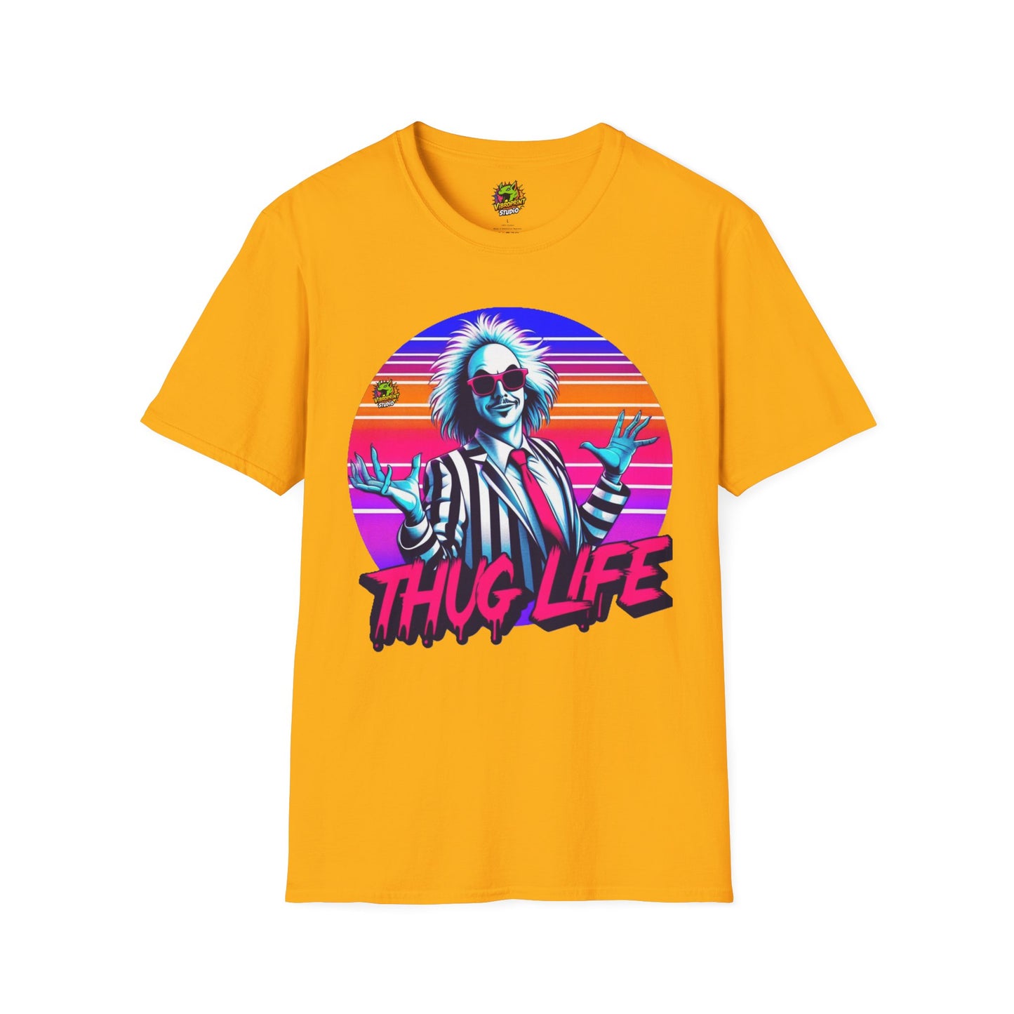 Beetlejuice - Beetlejuice Shirt | Thug Life Halloween Tee | Classic Beetlejuice Graphic Shirt - premium material. limited stock. Order yours now and stand out with this exclusive piece!