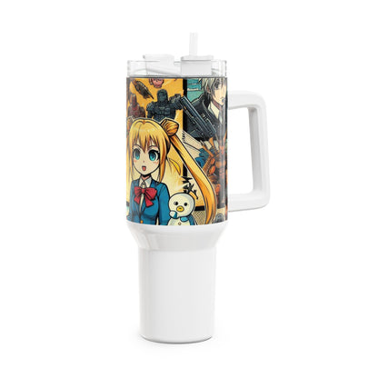 Drinkware - Stanley cup | Anime and Geek Drinkware | Colorful Cartoon Tumbler for Fans - custom-made. perfect gift idea. Order yours now and stand out with this exclusive piece!