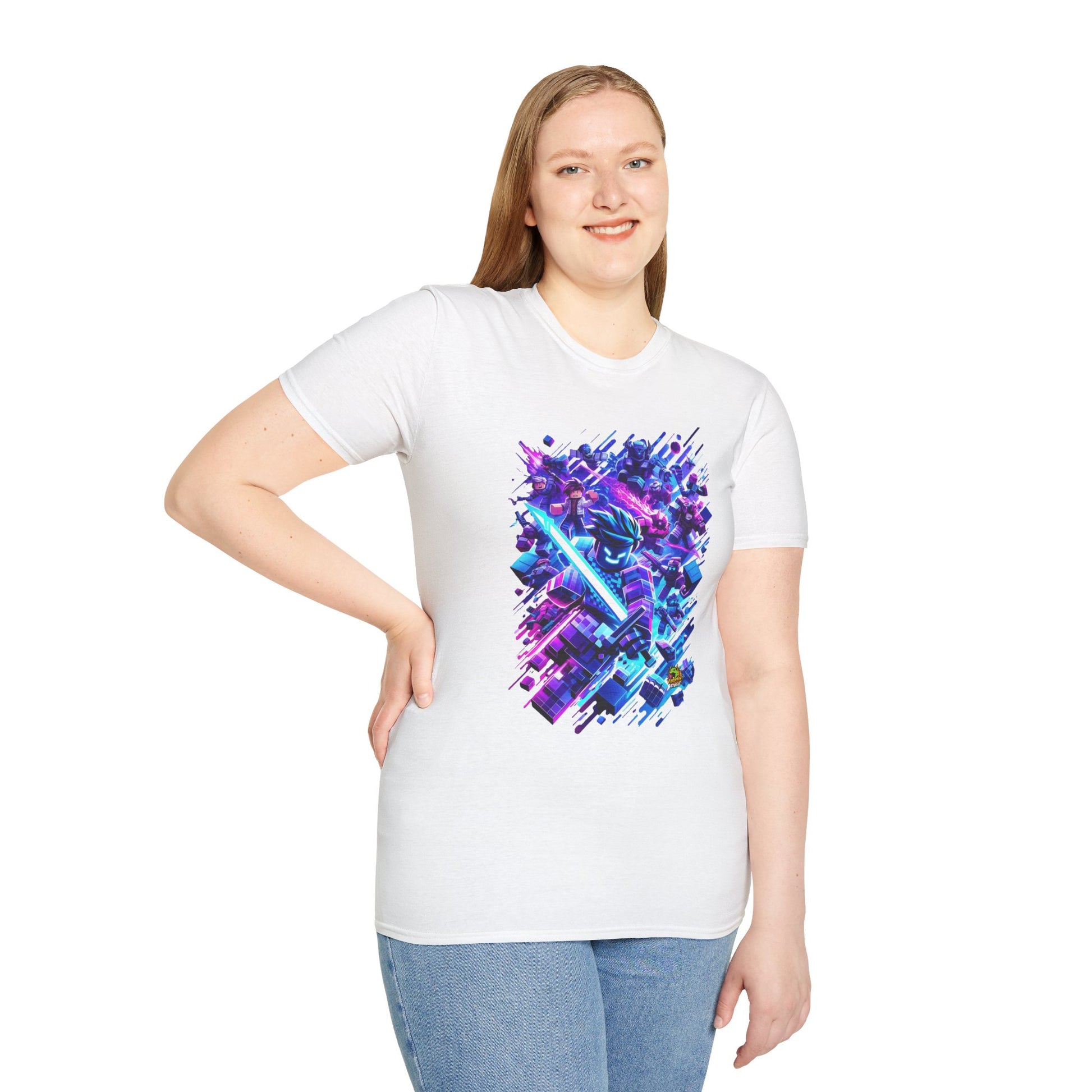 Roblox - Roblox T-Shirt - Gamer's Quest - premium material. perfect gift idea. Order yours now and stand out with this exclusive piece!