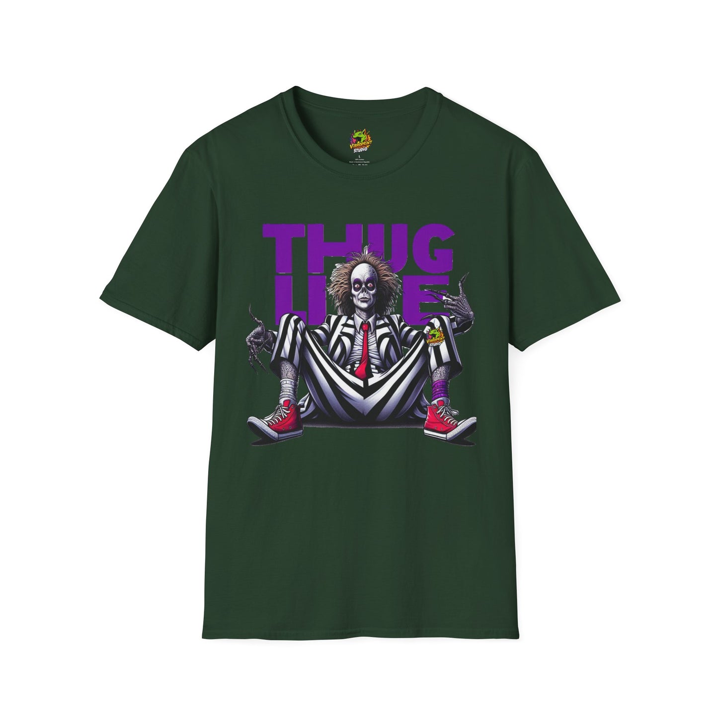 Tee - Beetlejuice Shirt | Thug Life Halloween Tee | Classic Beetlejuice Graphic T-Shirt for Fans - custom-made. perfect gift idea. Order yours now and stand out with this exclusive piece!