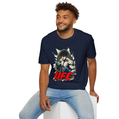 spooky season fashion - UFC T Shirt | Unleash Fierce Confidence | UFC Tee for Anime & Sport Lovers - unique graphic tee. premium horror movie t-shirt for spooky occasions. Order yours now and stand out with this exclusive piece!