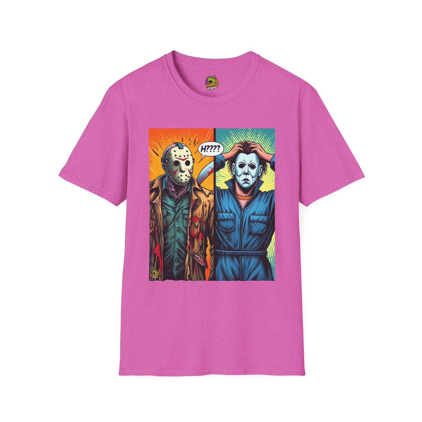 | - Jason Voorhees & Michael Myers Shirt | Funny Halloween Picnic Tee - premium material. limited stock. Order yours now and stand out with this exclusive piece!