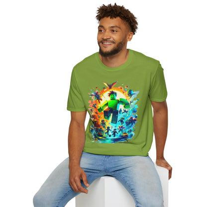 Cool Roblox Adventure T-Shirt for Kids | Roblox Graphic Tee | Roblox Inspired Shirt for Boys & Girls | Fun Roblox Gift