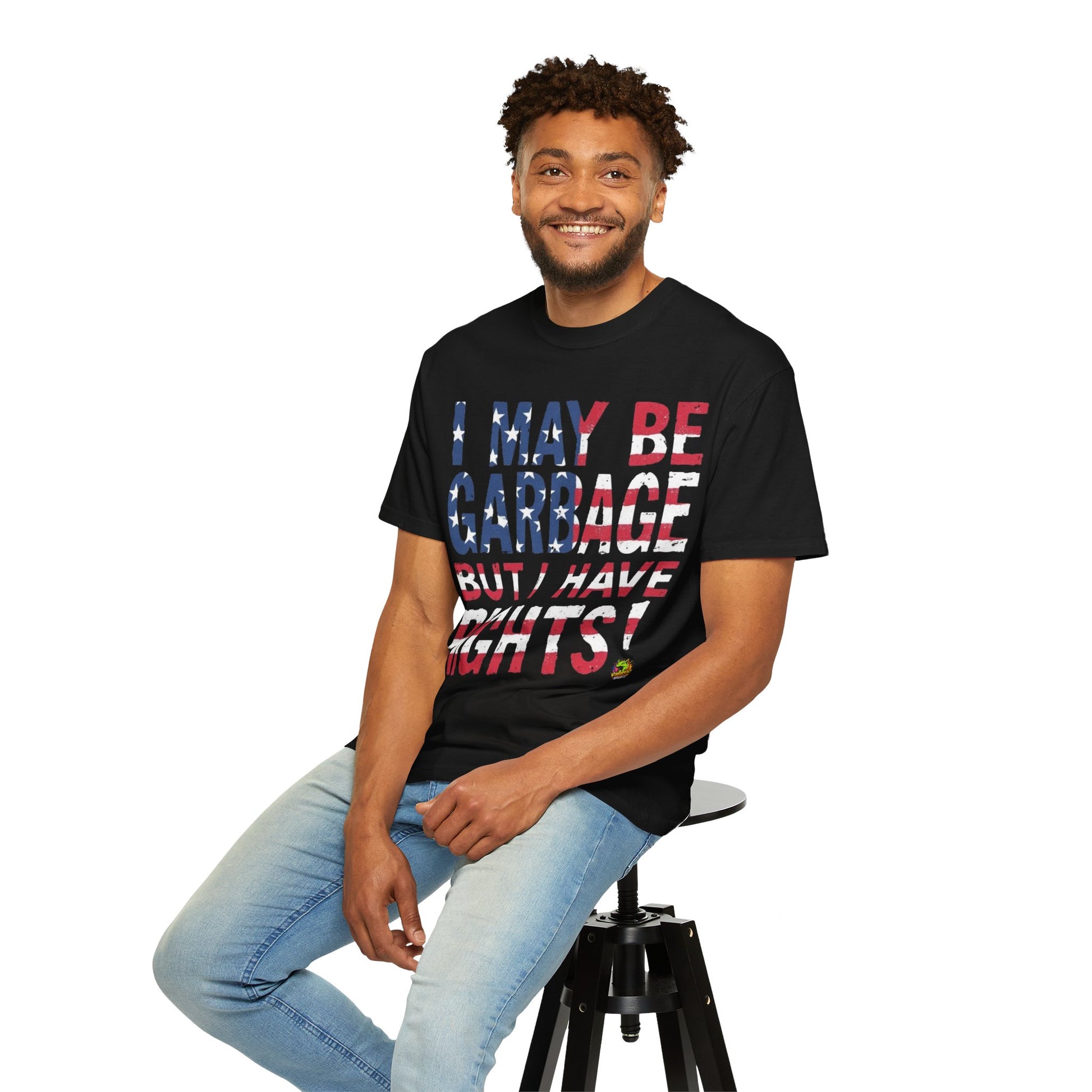 Campaign - Garbage Rights T-Shirt - Trump Election Campaign Tee, Celebrate American Values with Humor and Patriotism - premium material. perfect gift idea. Order yours now and stand out with this exclusive piece!