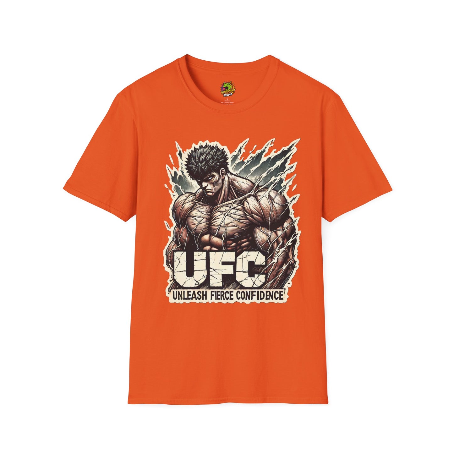 T - UFC T Shirt | Unleash Fierce Confidence | Motivational UFC Tee with Baki Anime Influence - custom-made. limited stock. Order yours now and stand out with this exclusive piece!