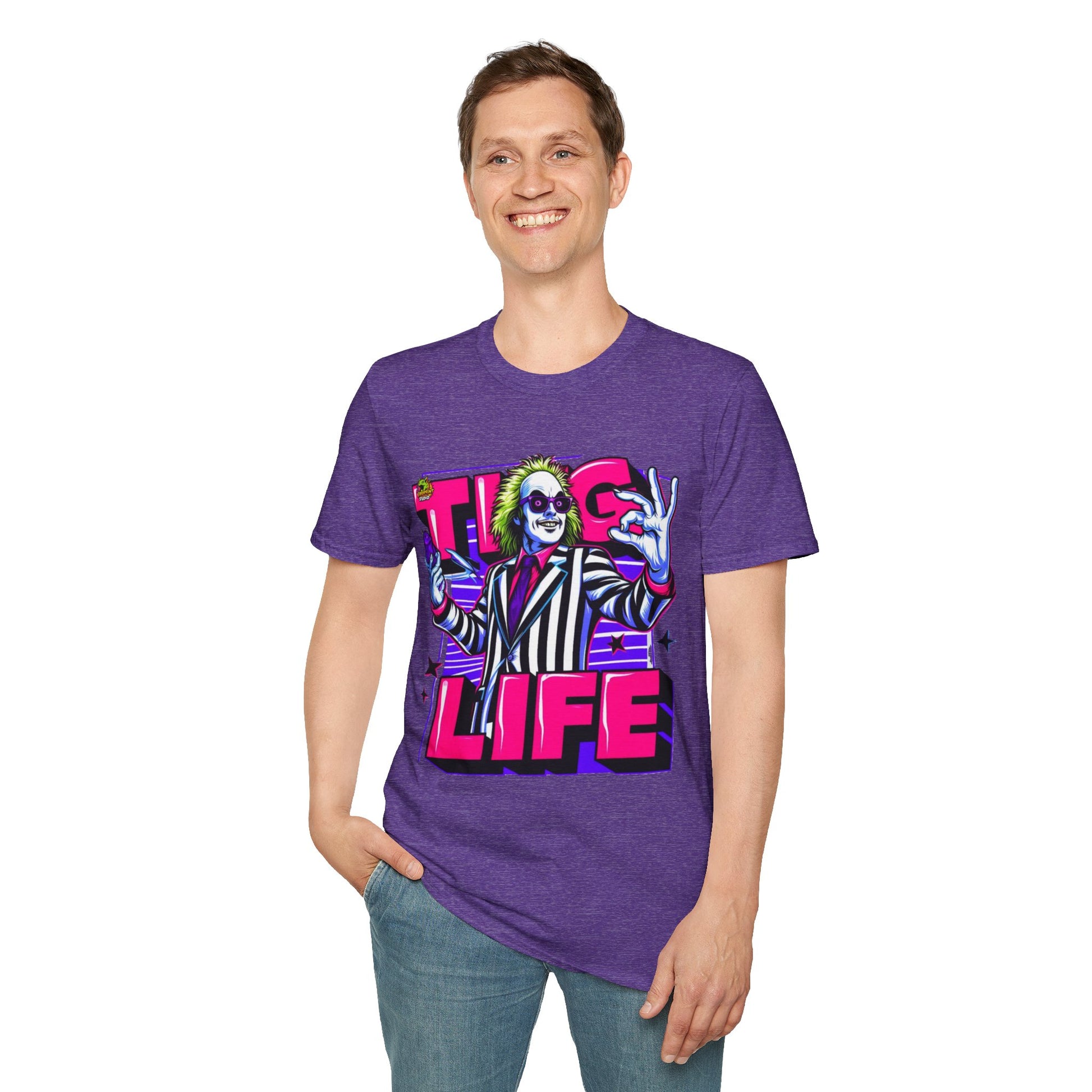 exclusive - Beetlejuice Shirt | Thug Life Halloween Graphic Tee | Spooky Beetlejuice T-Shirt - premium material. perfect gift idea. Order yours now and stand out with this exclusive piece!