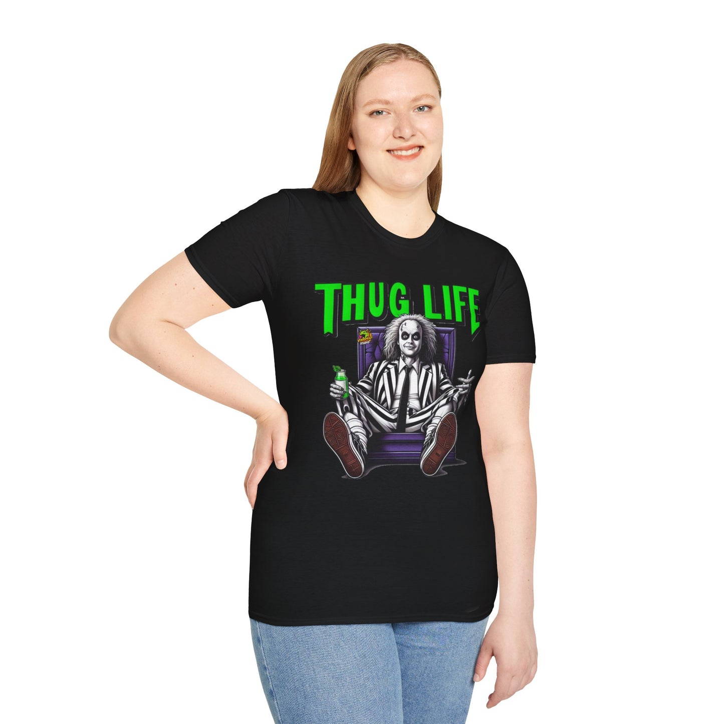 Beetlejuice - Beetlejuice Shirt | Thug Life Halloween T-Shirt | Creepy Beetlejuice Graphic Tee - premium material. perfect gift idea. Order yours now and stand out with this exclusive piece!